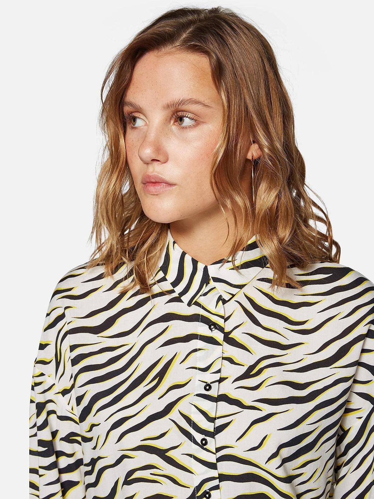 Сорочка Mavi З принтом Antique White Printed 28945 Білий, Medium, фото №5