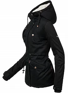 Короткая зимняя куртка с капюшоном MARIKOO Manolya Женская synthetic.ua - Фото 1