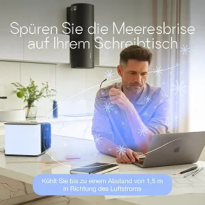 Мобильный кондиционер Evapolar evaSMART EV-3000 3м² Белый synthetic.ua - Фото 1