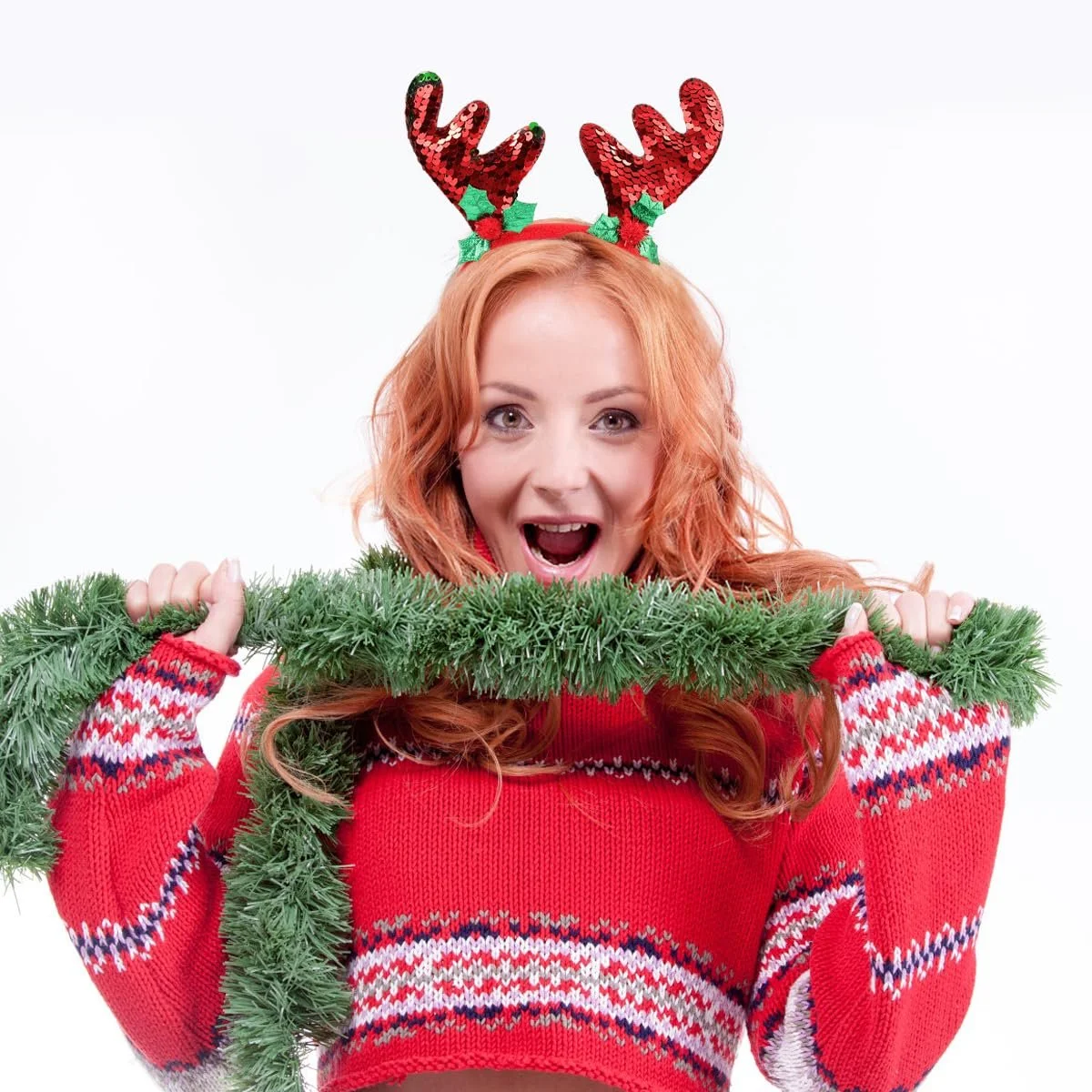 Обруч Різдвяний FRCOLOR Оленячі Роги, фото №7