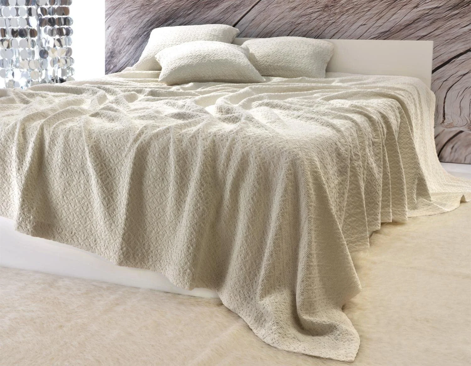 Покрывало Wohnen & Accessoires GmbH & Co. KG Coimbra Бежевый, 240 x 260 см, фото №6