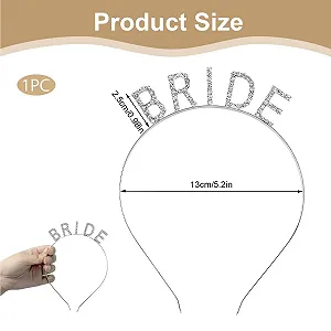 Обруч Невесты Элегантный Серебристый synthetic.ua - Фото 1