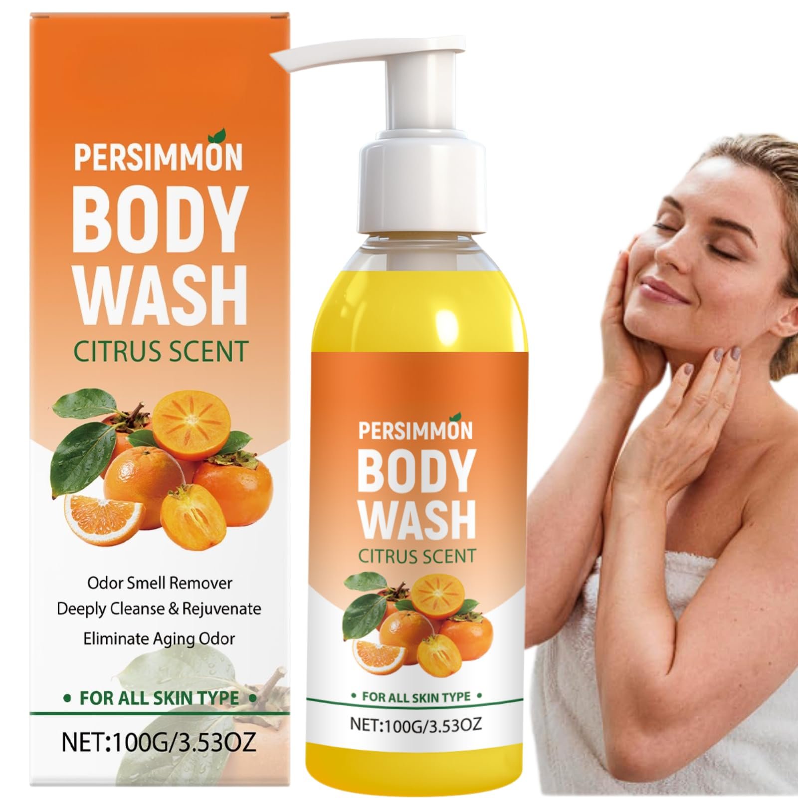 Гель для душу Persimmon з ароматом цитруса дезодоруючий 1 шт., фото №1
