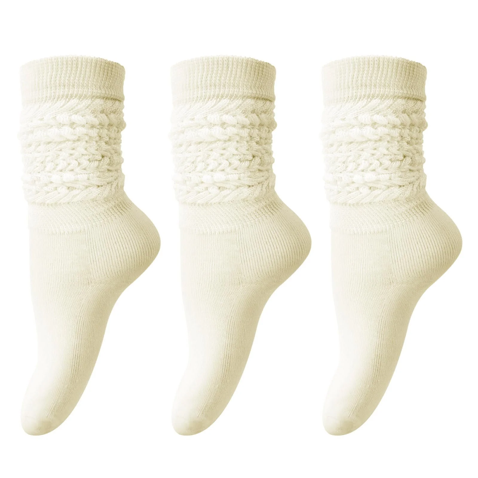 Высокие носки DRESHOW 3 пары полосатые выше колена тонкие чулки длинные носки до колена гетры, фото №1