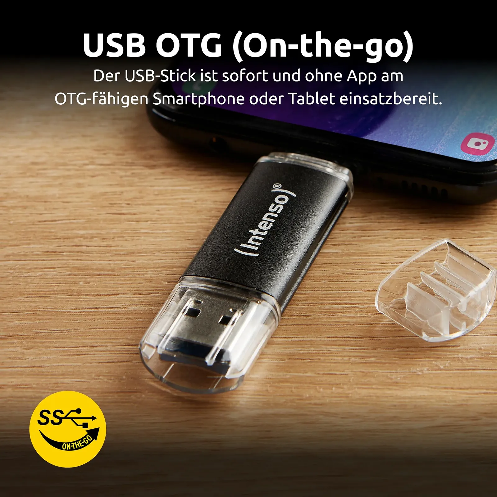 USB-флеш-накопичувач Intenso Twist Line 512 ГБ Dual USB 3.2 Gen 1x1 USB-C USB-A 70 МБ/с Антрацит, фото №4 USB-флеш-накопичувач Intenso Twist Line 512 ГБ Dual USB 3.2 Gen 1x1 USB-C USB-A 70 МБ/с Антрацит, фото №4