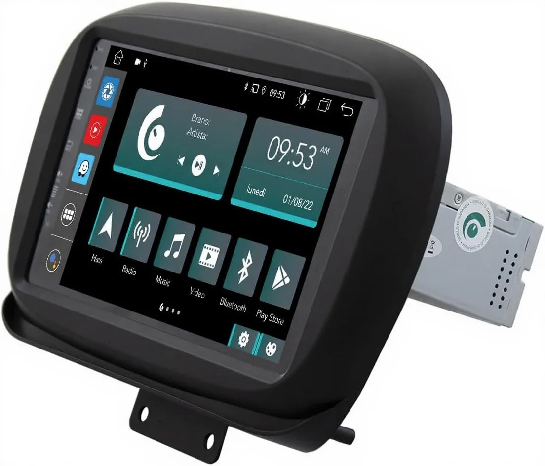 Штатна автомагнітола JFSound JF-031FX-X9C для FIAT 500X / 9" / Сенсорна / 2/32Гб / Android 12 / Apple CarPlay / Android Auto / Bluetooth / WI-FI / GPS / USB / DAB+, фото №3 Штатна автомагнітола JFSound JF-031FX-X9C для FIAT 500X / 9" / Сенсорна / 2/32Гб / Android 12 / Apple CarPlay / Android Auto / Bluetooth / WI-FI / GPS / USB / DAB+, фото №3