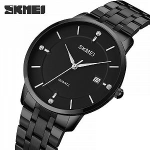 Годинник Skmei 1801SBK Black Mesh Band Lady Big Size synthetic.ua - Фото 1