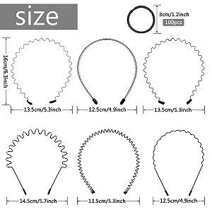 Набор металлических обручей для волос. synthetic.ua - Фото 1