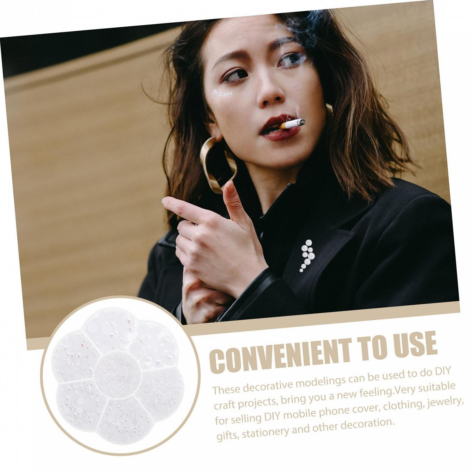 Декоративные жемчужины для ногтей NUOBESTY, многоцелевые жемчужины для рукоделия, для ювелирных изделий, аксессуаров для волос, одежды, полужемчужины из высококачественного материала для DIY-проектов, фото №2