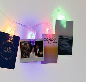LED Гирлянда с клипсами Moses. 150 см Теплый Белый или Разноцветный synthetic.ua - Фото 1