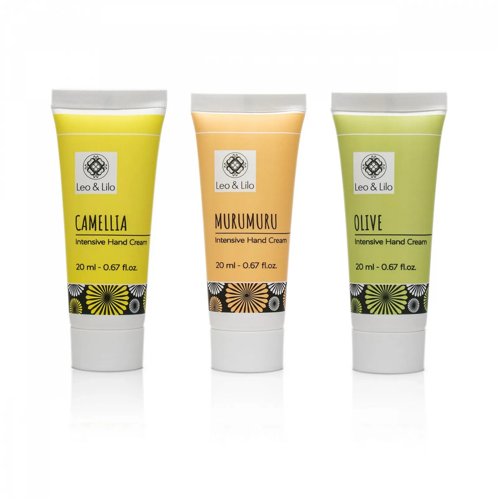 Набір подарунковий кремів для рук Natural Cosmetics 3 шт з органічними оліями Дорожні розміри у подарунковій коробці, фото №6