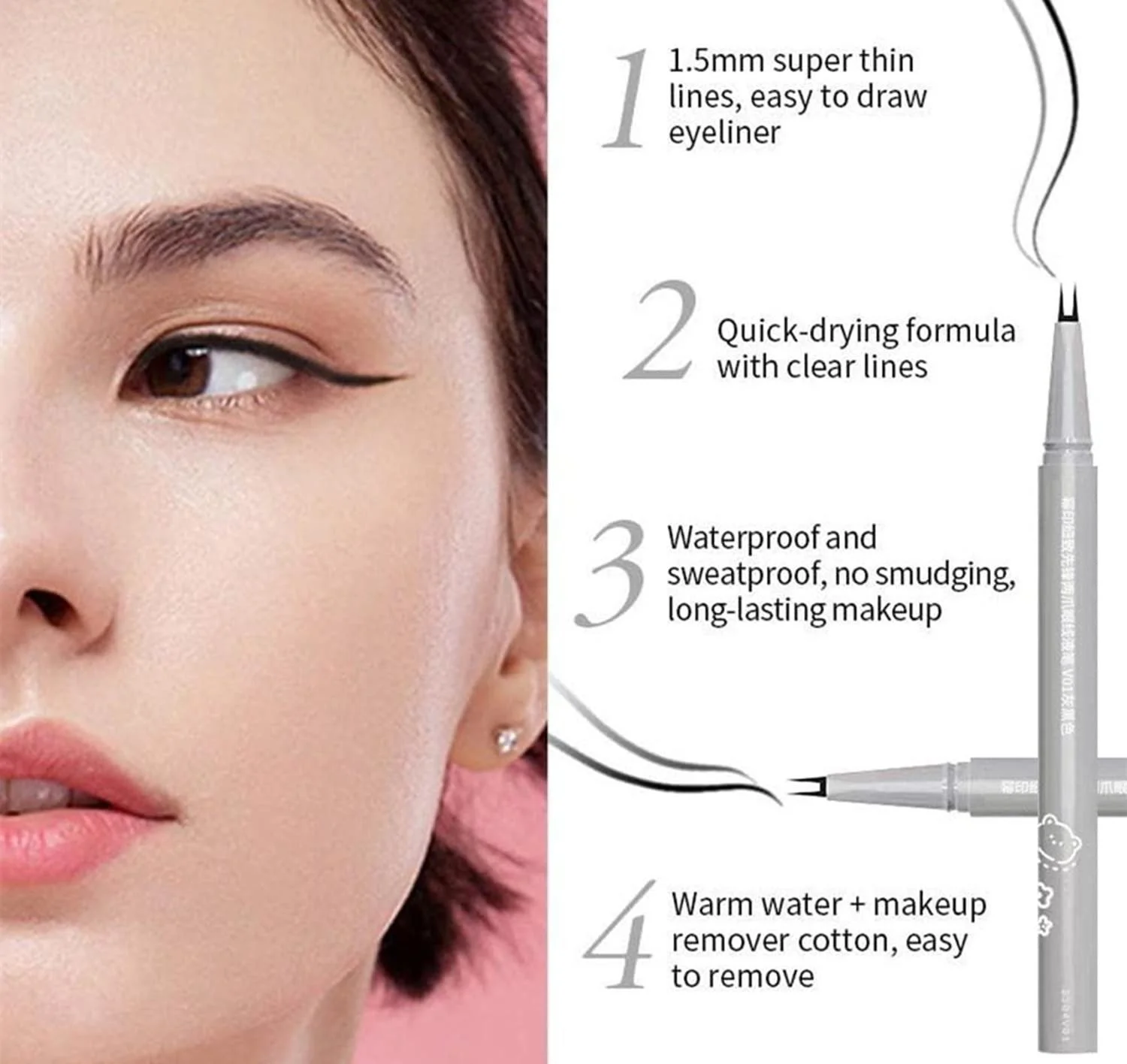 Підводка для вій з подвійним кінчиком, фото №3