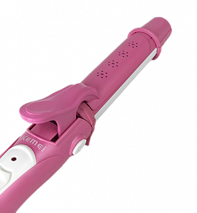 Плойка-утюжок Kemei GB-KM 987 3 в 1 Розовая - Фото 1