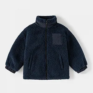 Куртка Флісова Однотонна Дитяча Зимова На блискавці Розмір - Фото 1