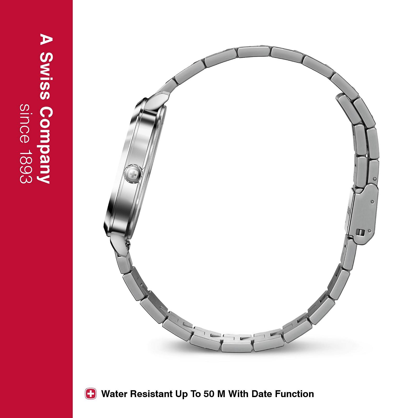 Мужские часы WENGER Диаметр 37 мм Швейцарский аналоговый кварцевый Водонепроницаемые до 50 м Браслет из нержавеющей стали, фото №2 Мужские часы WENGER Диаметр 37 мм Швейцарский аналоговый кварцевый Водонепроницаемые до 50 м Браслет из нержавеющей стали, фото №2