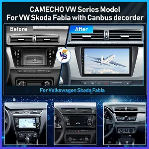 Штатна автомагнітола CAMECHO для VW Skoda Fabia 2015-2019 / 9" / Сенсорна / 1/16Гб / Android 11 / Apple CarPlay / Android Auto / Bluetooth / WI-FI / GPS / USB ціна на synthetic.ua - Фото 1 Штатна автомагнітола CAMECHO для VW Skoda Fabia 2015-2019 / 9" / Сенсорна / 1/16Гб / Android 11 / Apple CarPlay / Android Auto / Bluetooth / WI-FI / GPS / USB synthetic.ua - Фото 1