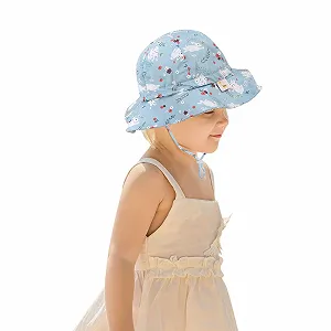 Панама Glücksvogel детская UPF 50+ с широкими полями регулируемая унисекс - Фото 1