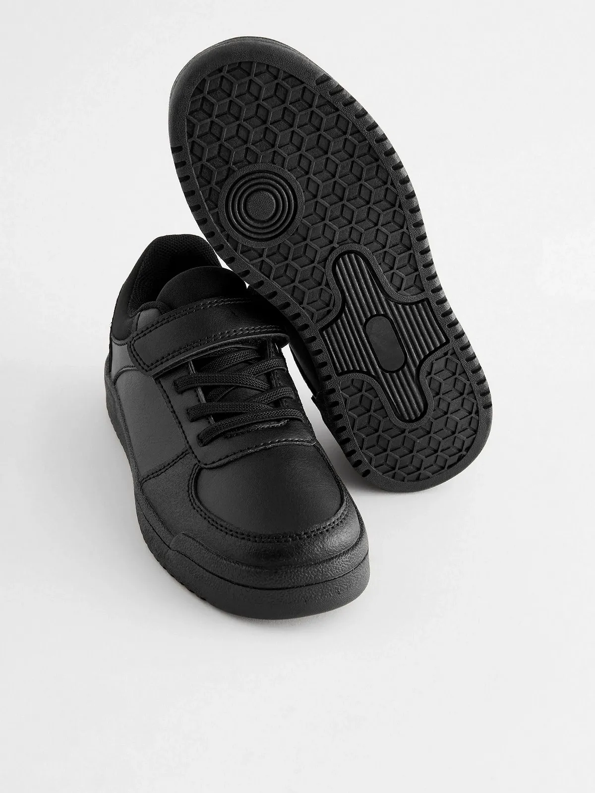 Кроссовки NEXT Школьные для мальчиков широкой посадки (G) с эластичными шнурками и 1 ремешком Wide Fit, фото №6 Кроссовки NEXT Школьные для мальчиков широкой посадки (G) с эластичными шнурками и 1 ремешком Wide Fit, фото №6