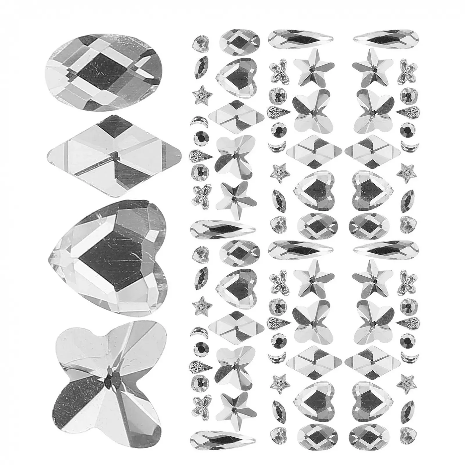 Украшения для ногтей minkissy Разноцветные, Декоративные камни для ногтей для творческого маникюра, Уникальные для дизайна ногтей и профессионального применения, Ювелирные изделия для ногтей, фото №6