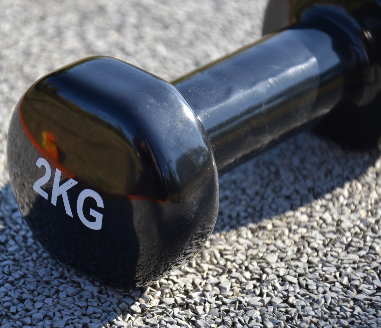 Гантель вінілова PowerPlay 2 кг PP_4121 Чорна 1шт, фото №7