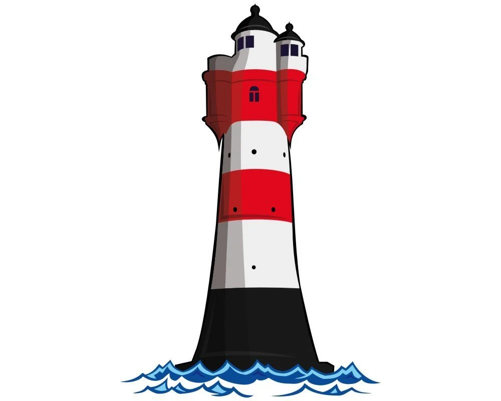 Наклейка на стену Red Sand Маяк разноцветная 20 x 30 см, фото №4