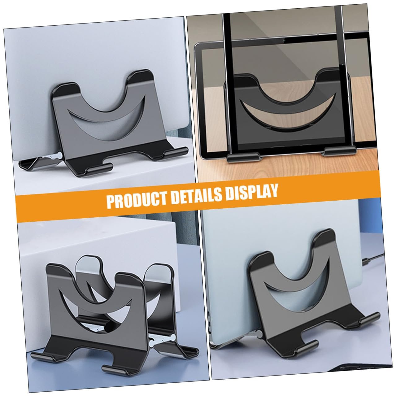 Підставка для ноутбука Holibanna ергономічна ABS і силікон, складана, нековзна для покращення постави, фото №4 Підставка для ноутбука Holibanna ергономічна ABS і силікон, складана, нековзна для покращення постави, фото №4