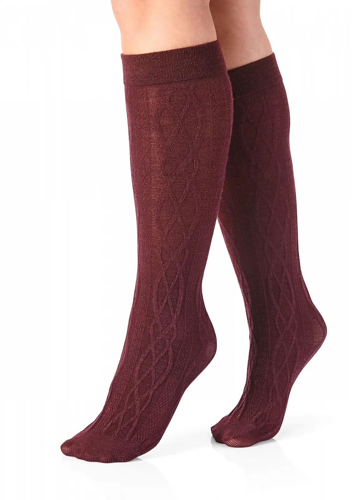 Гольфы Weltbild 2 пары Бордовый; серый, фото №2