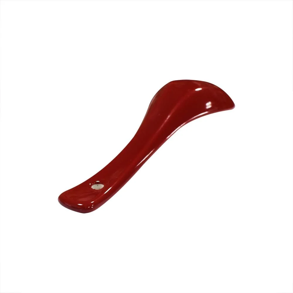 Ложка суповая Фарфор Темно-красный, 6 штук, фото №5