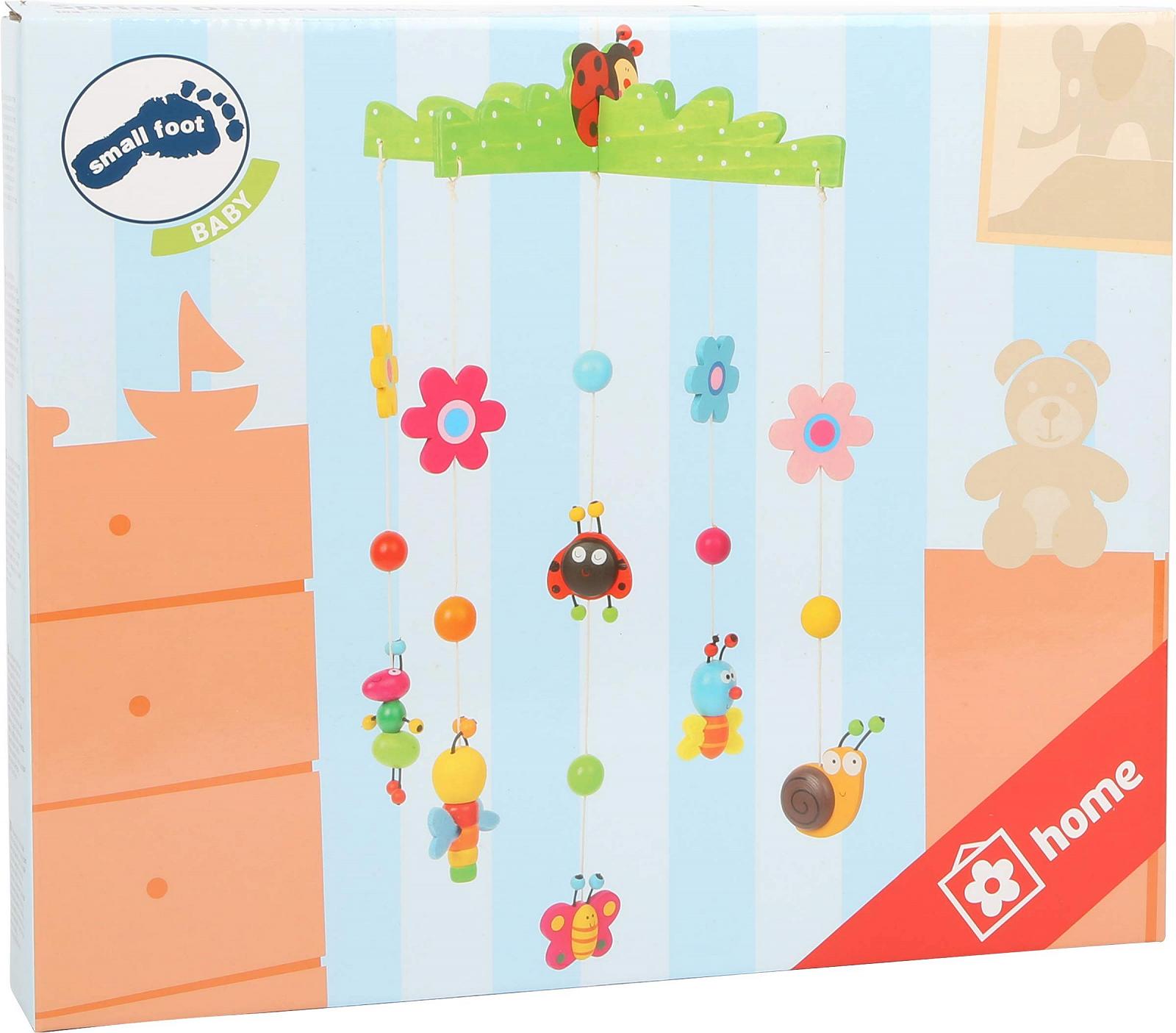 Детский мобиль small foot Wooden Spring Dream с яркими животными и цветами, фото №3