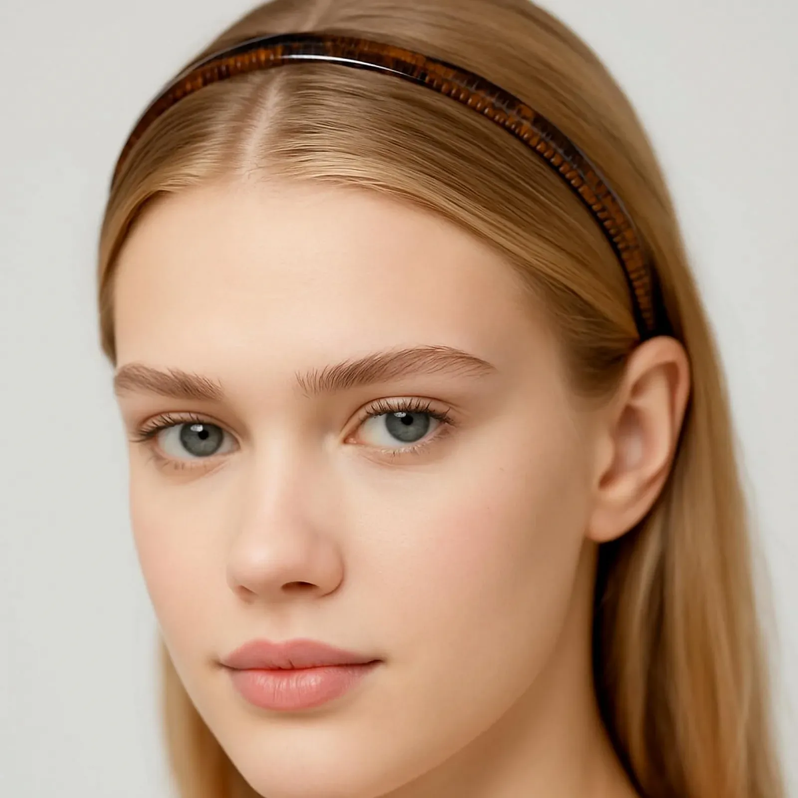 Обруч для волосся пластиковий однотонний з зубцями, фото №4 Обруч для волосся пластиковий однотонний з зубцями, фото №4