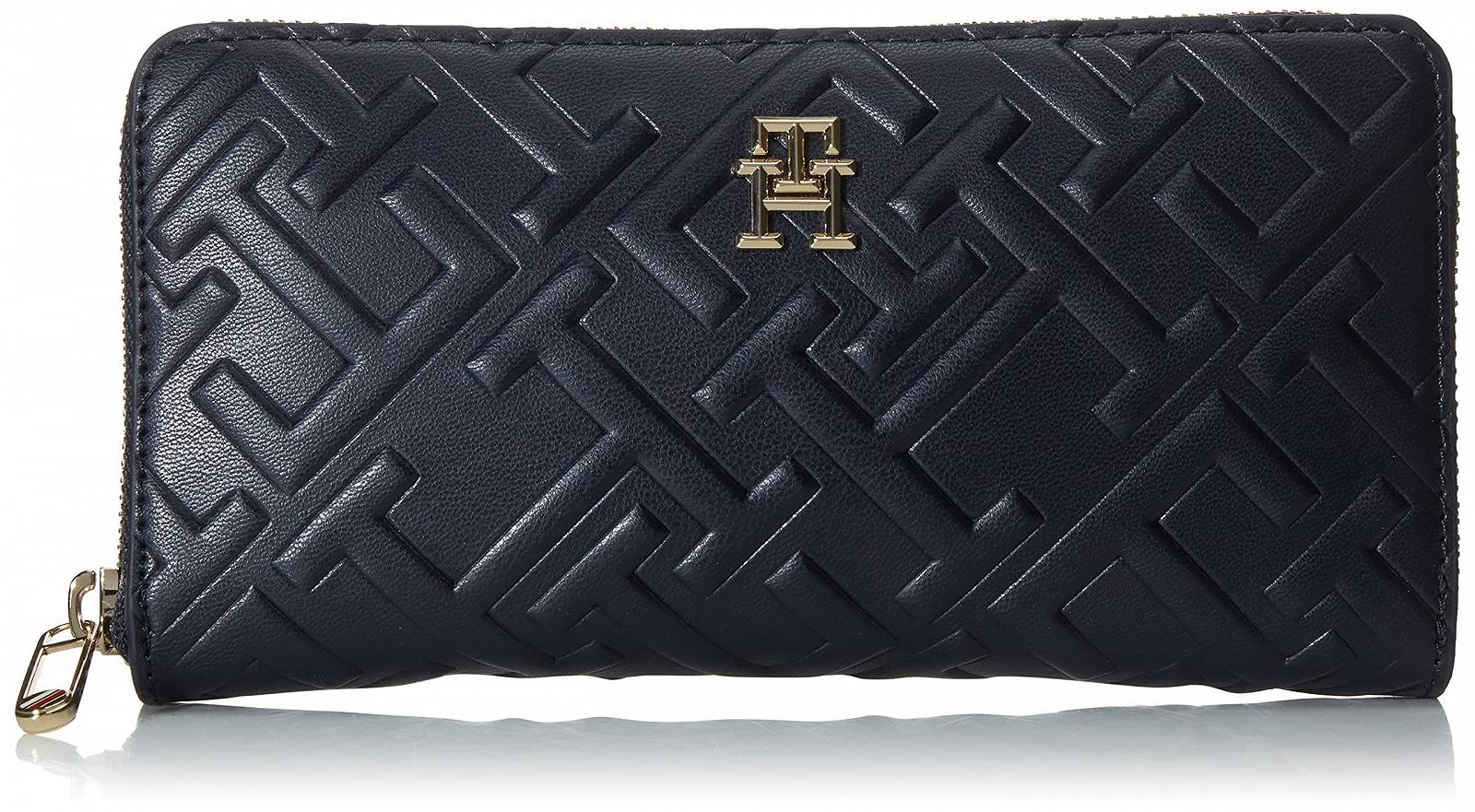 Кошелек Tommy Hilfiger Iconic Tommy LRG ZA Mono AW0AW14343 Space Blue, Space Blue, фото №1