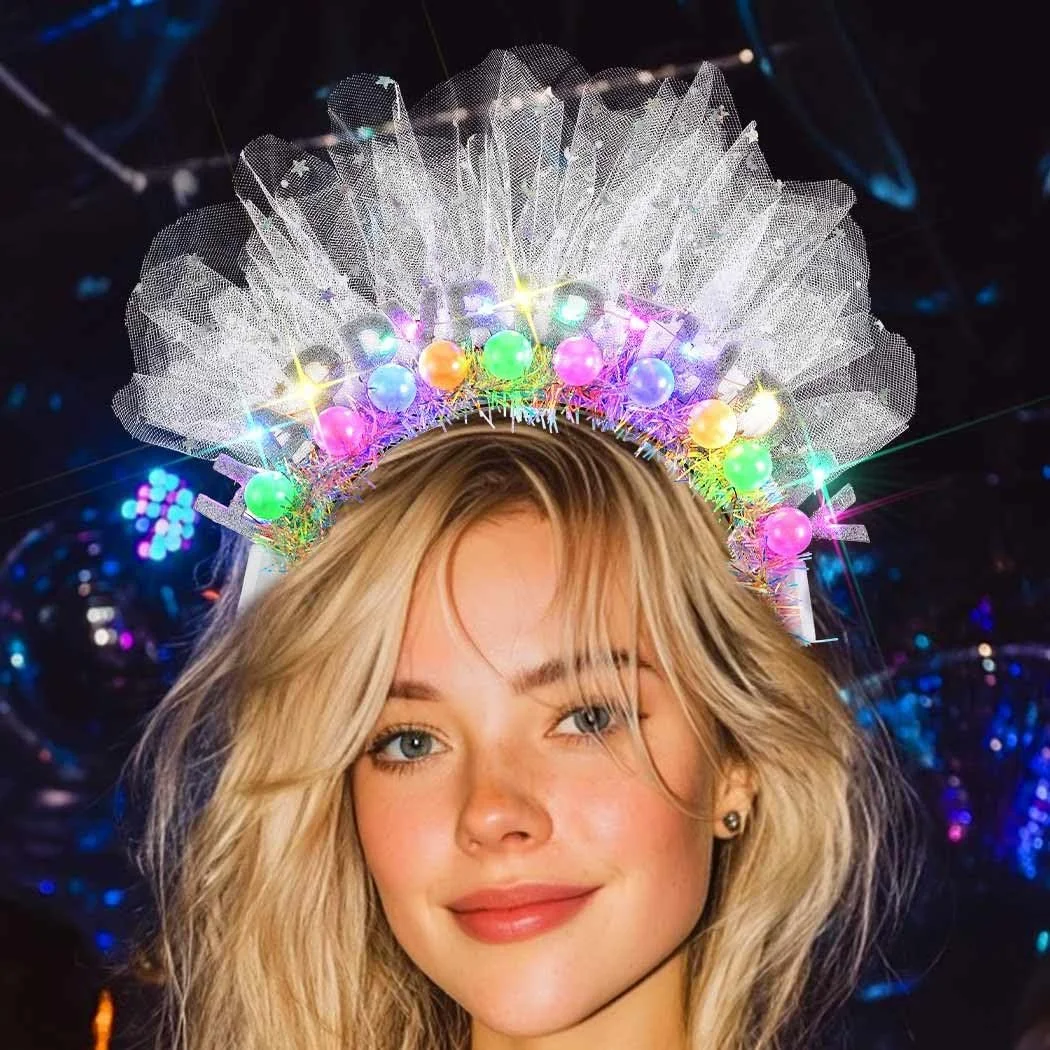 Обруч Корона С Днем Рождения LED, фото №2 Обруч Корона С Днем Рождения LED, фото №2