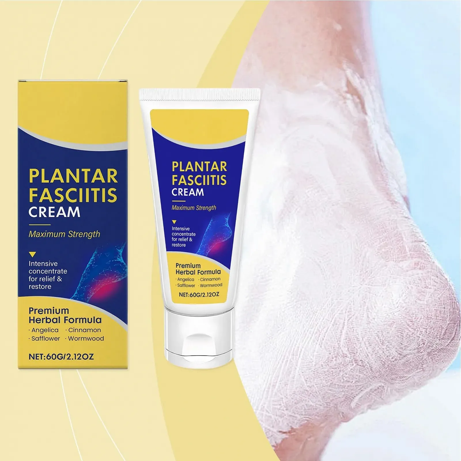 Крем для восстановления пяток питательный дорожная версия для потрескавшейся кожи, фото №5