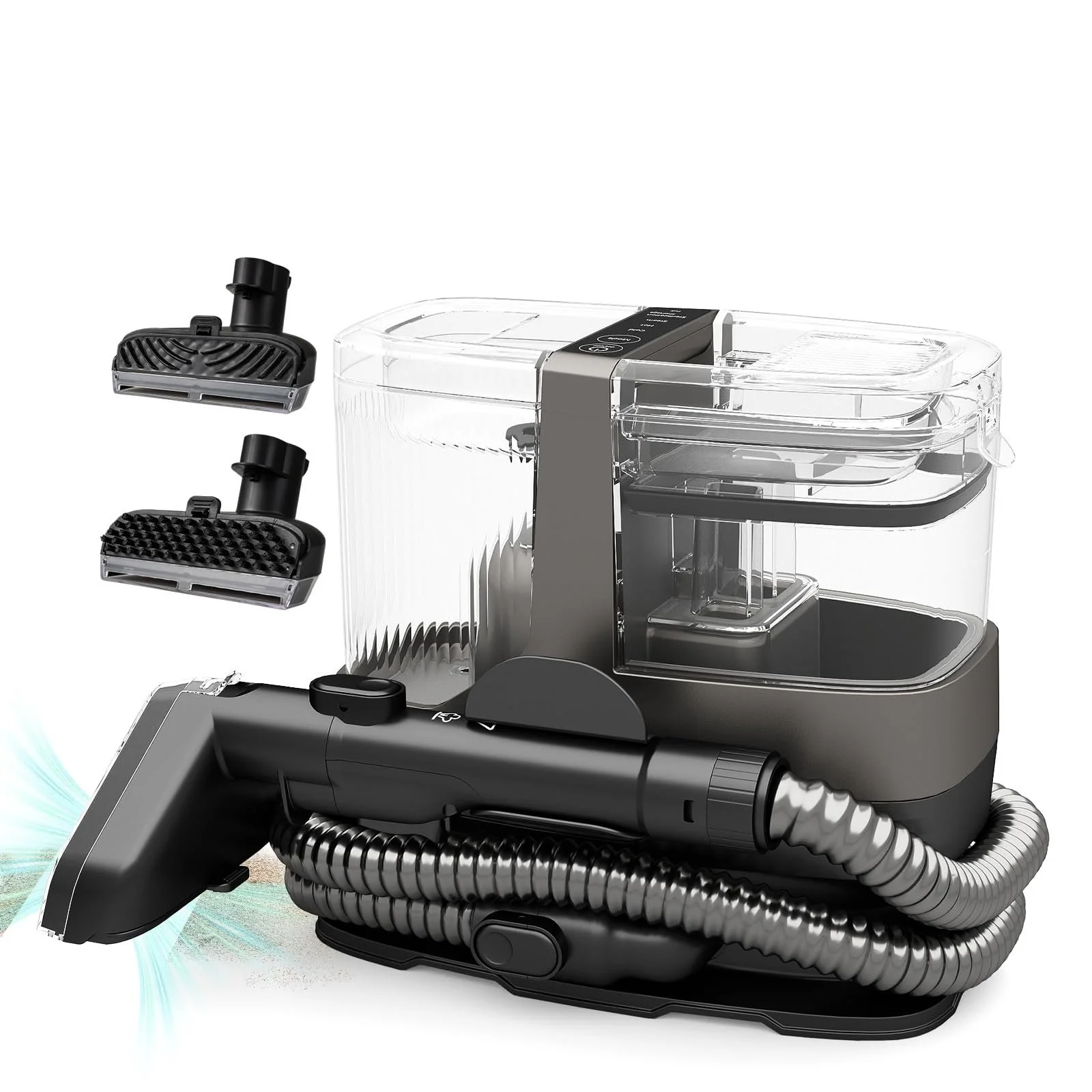 Миючий пилосос COSTWAY 1800 W для м'яких меблів та килимів з парою та стерилізацією, фото №1