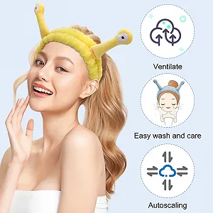 Повязка на голову Косметическая, Набор из 2 плюшевых. synthetic.ua - Фото 1