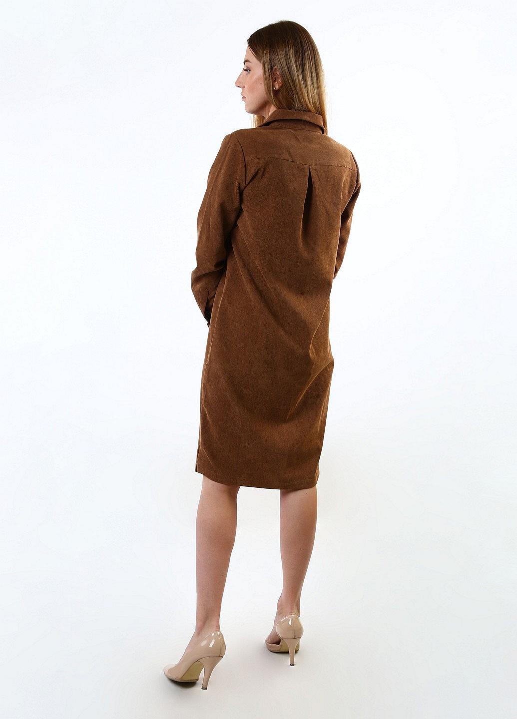 Платье inDresser XS Коричневый (IN-F0280В064А-Brown), фото №3
