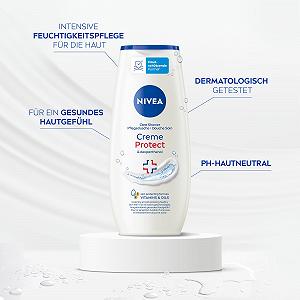 Крем-гель для душа NIVEA Creme Protect & Dexpanthenol 250 мл synthetic.ua - Фото 1