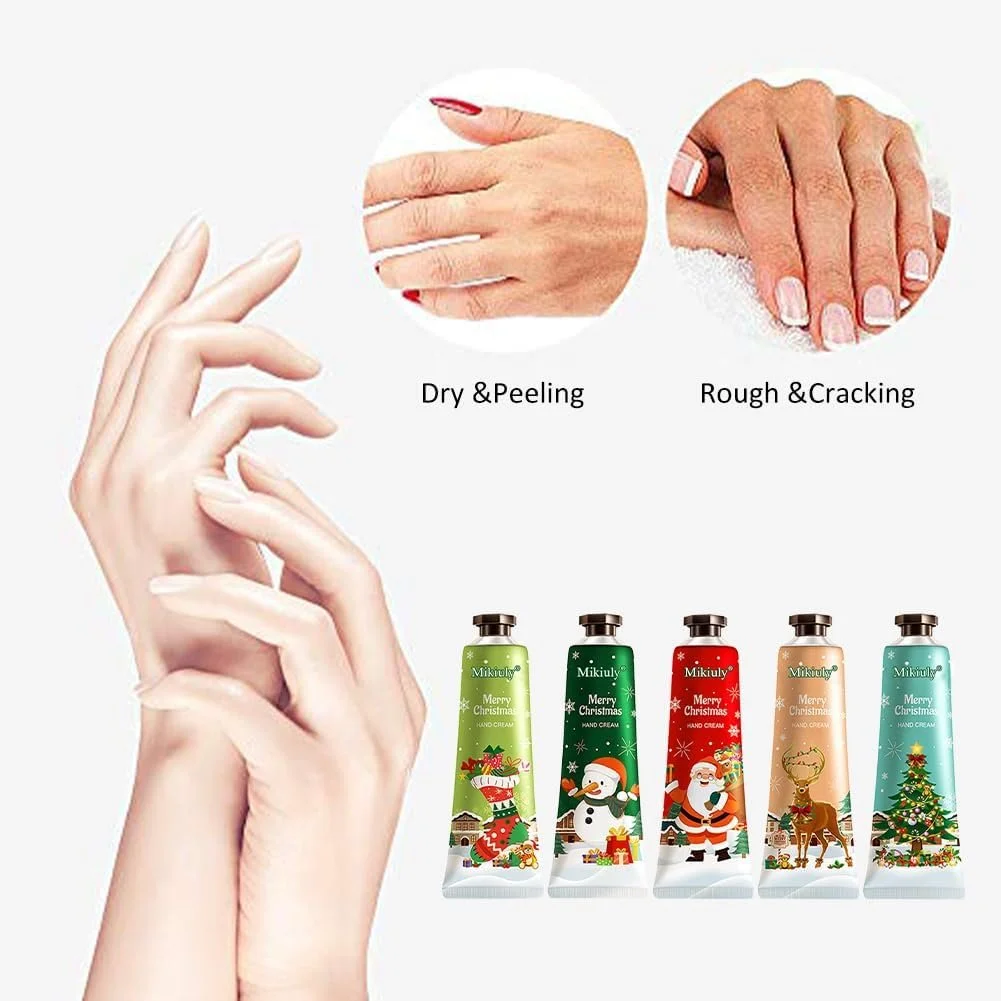 Крем для рук Різдвяний набір Міні креми для рук Зволожуючий крем для рук, фото №5