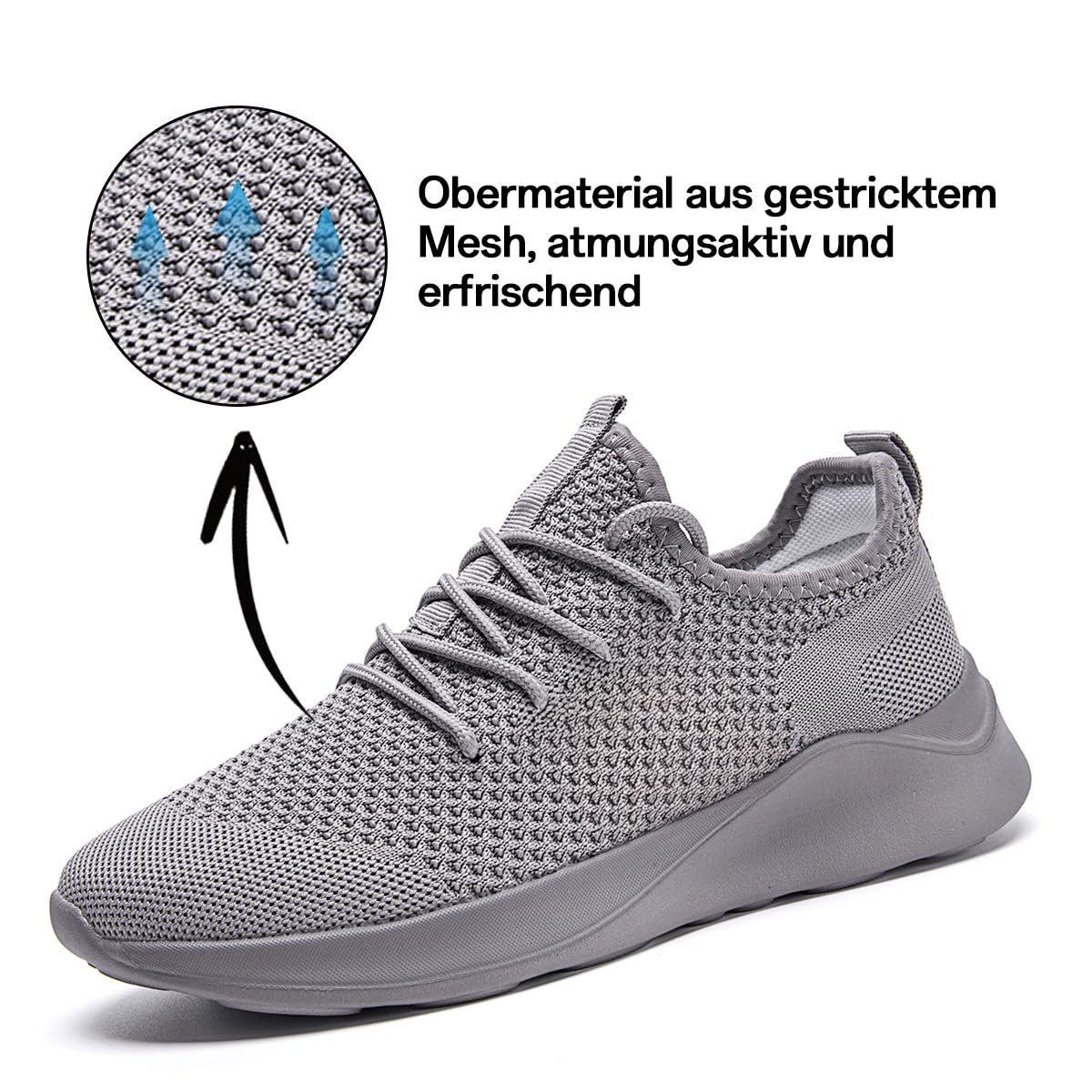 Кросівки UROMGV Чоловічі Спортивні Сліпони Взуття для тенісу Взуття для хайкінгу Взуття для бігу, фото №3 Кросівки UROMGV Чоловічі Спортивні Сліпони Взуття для тенісу Взуття для хайкінгу Взуття для бігу, фото №3