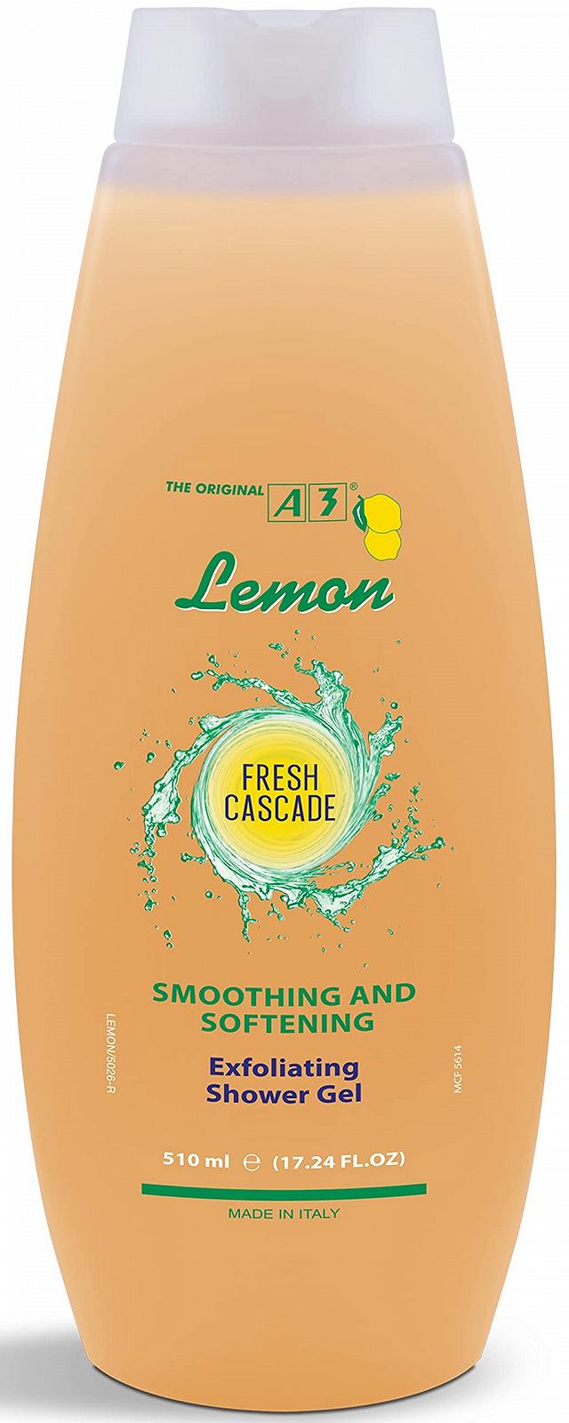Отшелушивающий гель для душа A3 Lemon с ароматом лимона, фото №1