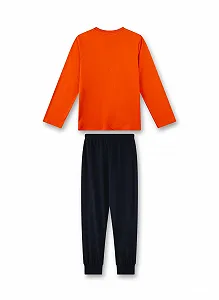 Піжама Sanetta Помаранчевий для хлопчиків synthetic.ua - Фото 1