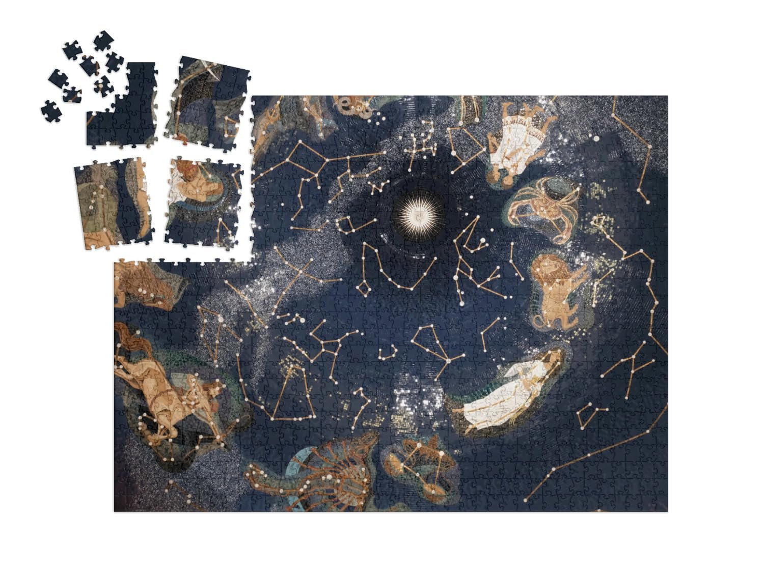 Пазл-адвент-календарь puzzleYOU Astronomy "Карта звезд" 1000 элементов, фото №2