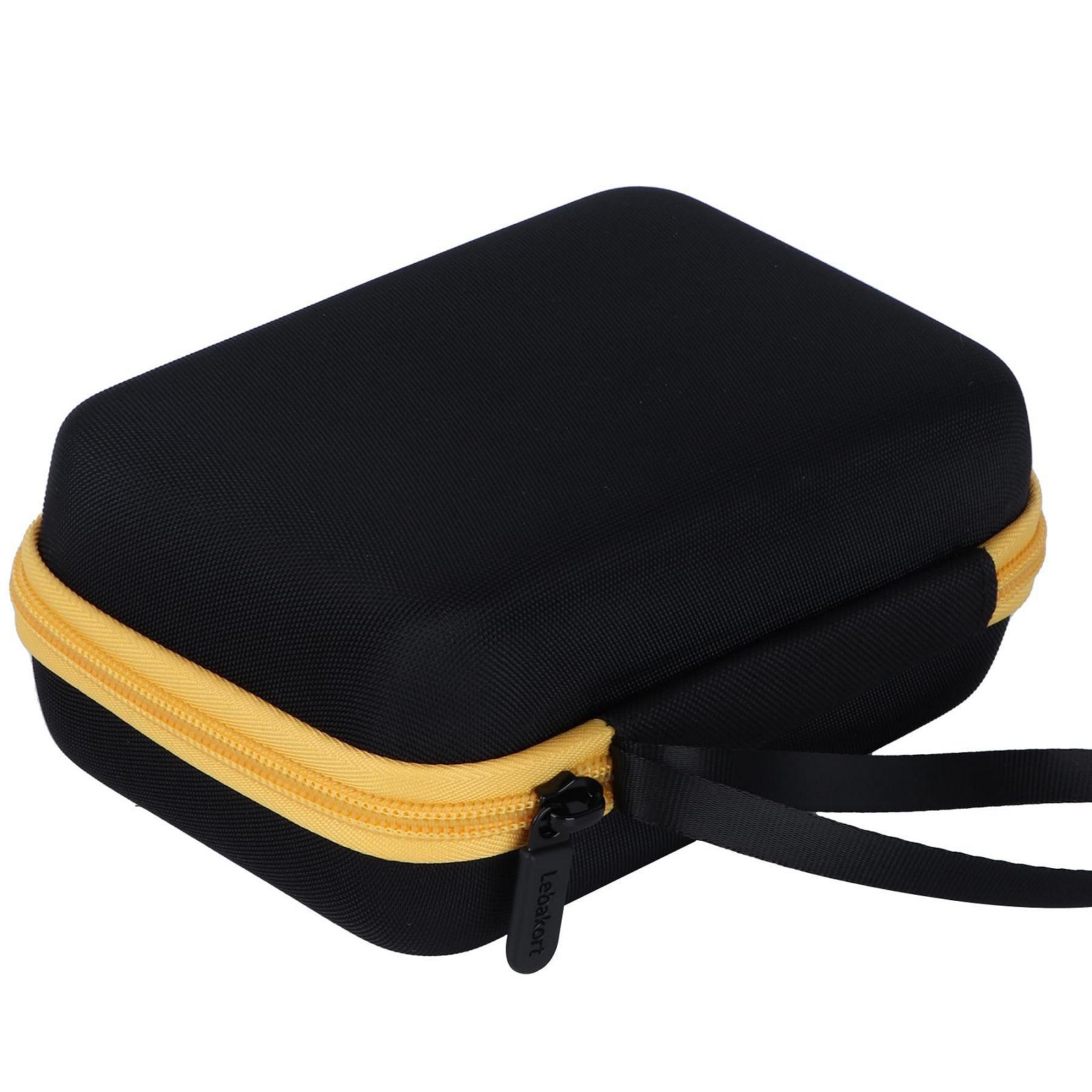 Жорсткий захисний чохол Lebakort для цифрової фотокамери миттєвого друку та фотопринтера 2-в-1 Kodak Smile+ Чорний + Жовтий, фото №6