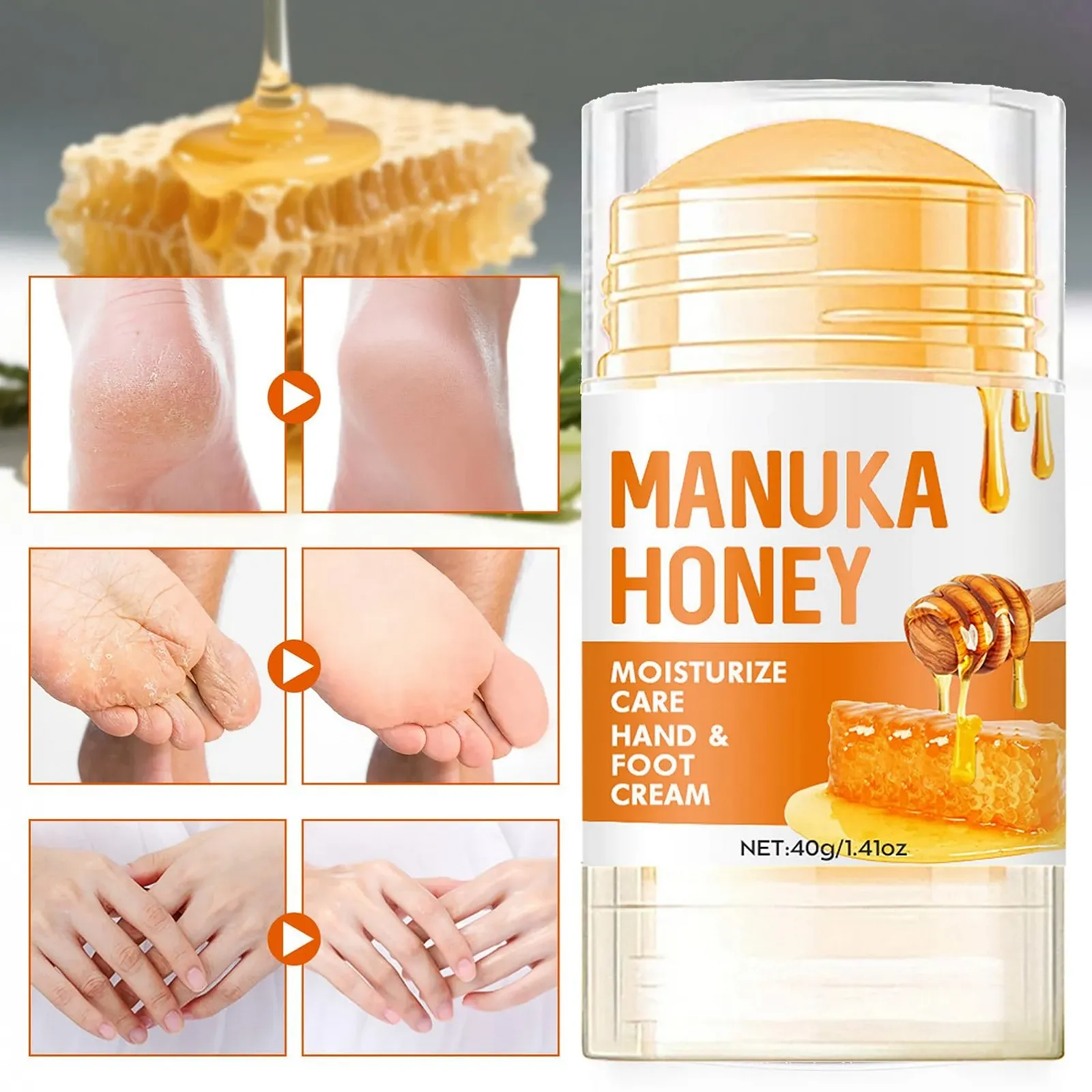 Крем для ног Honey Manuka Увлажняющий, фото №5