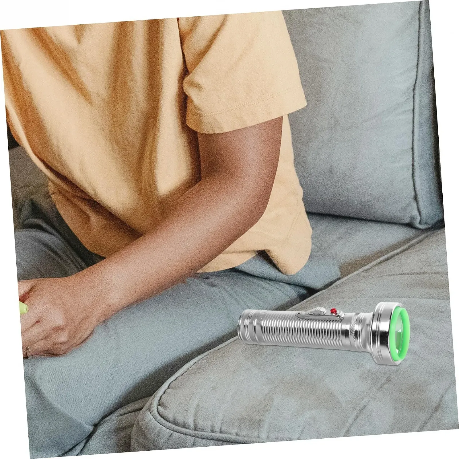 Фонарь Ретро OSALADI Полосатый Зеленый Ночник на Батарейках, фото №5 Фонарь Ретро OSALADI Полосатый Зеленый Ночник на Батарейках, фото №5