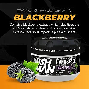 Крем Nishman для рук и лица Blackberry, 300 мл цена на synthetic.ua - Фото 1 Крем Nishman для рук и лица Blackberry, 300 мл synthetic.ua - Фото 1