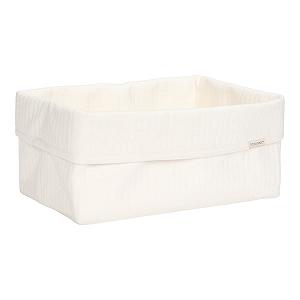 Органайзер для пеленального столика Little Dutch Большая - Pure Soft White (25 x 15 x 15 см) - Фото 1