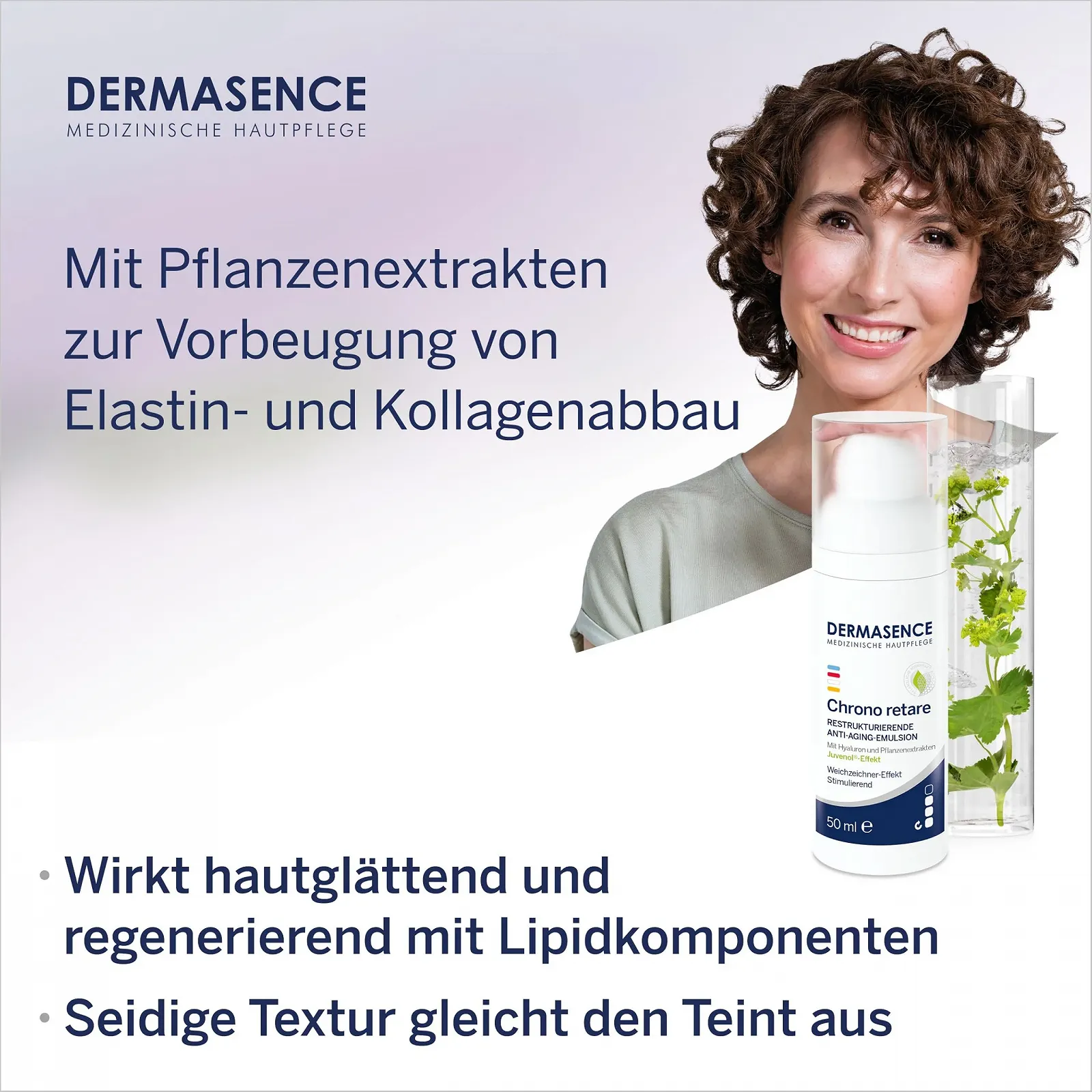 Емульсія для обличчя DERMASENCE Chrono Retare Anti-Ageing розгладжувальна 50 мл, фото №4