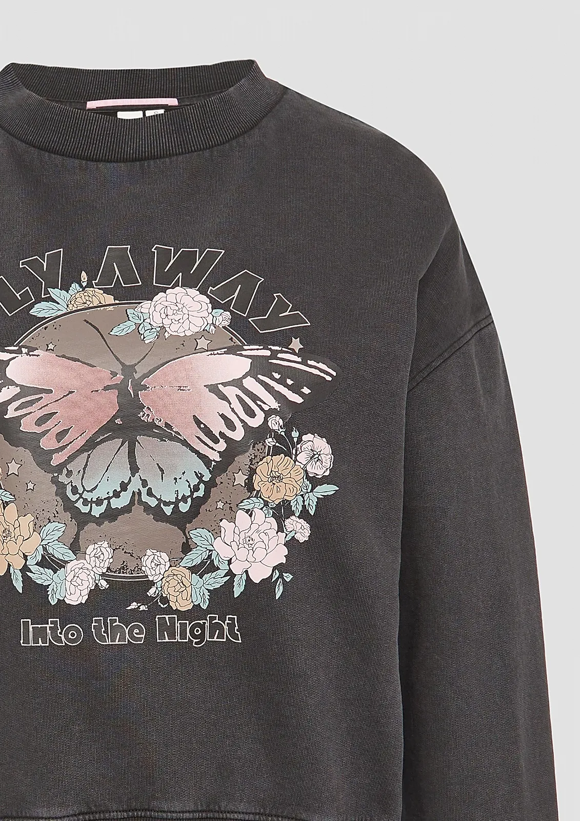 Толстовка QS С принтом спереди, фото №4