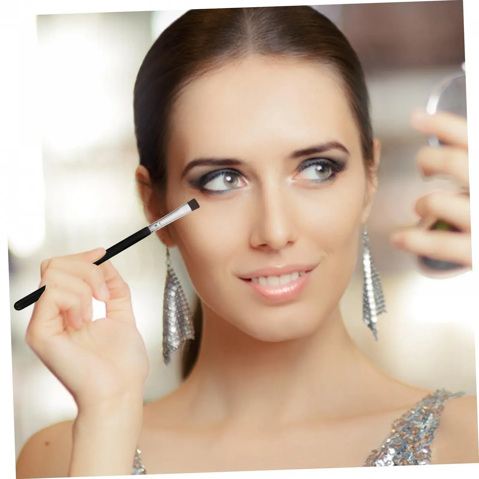 Пензлі MAGICLULU для брів, плоский, 6 штук, фото №5